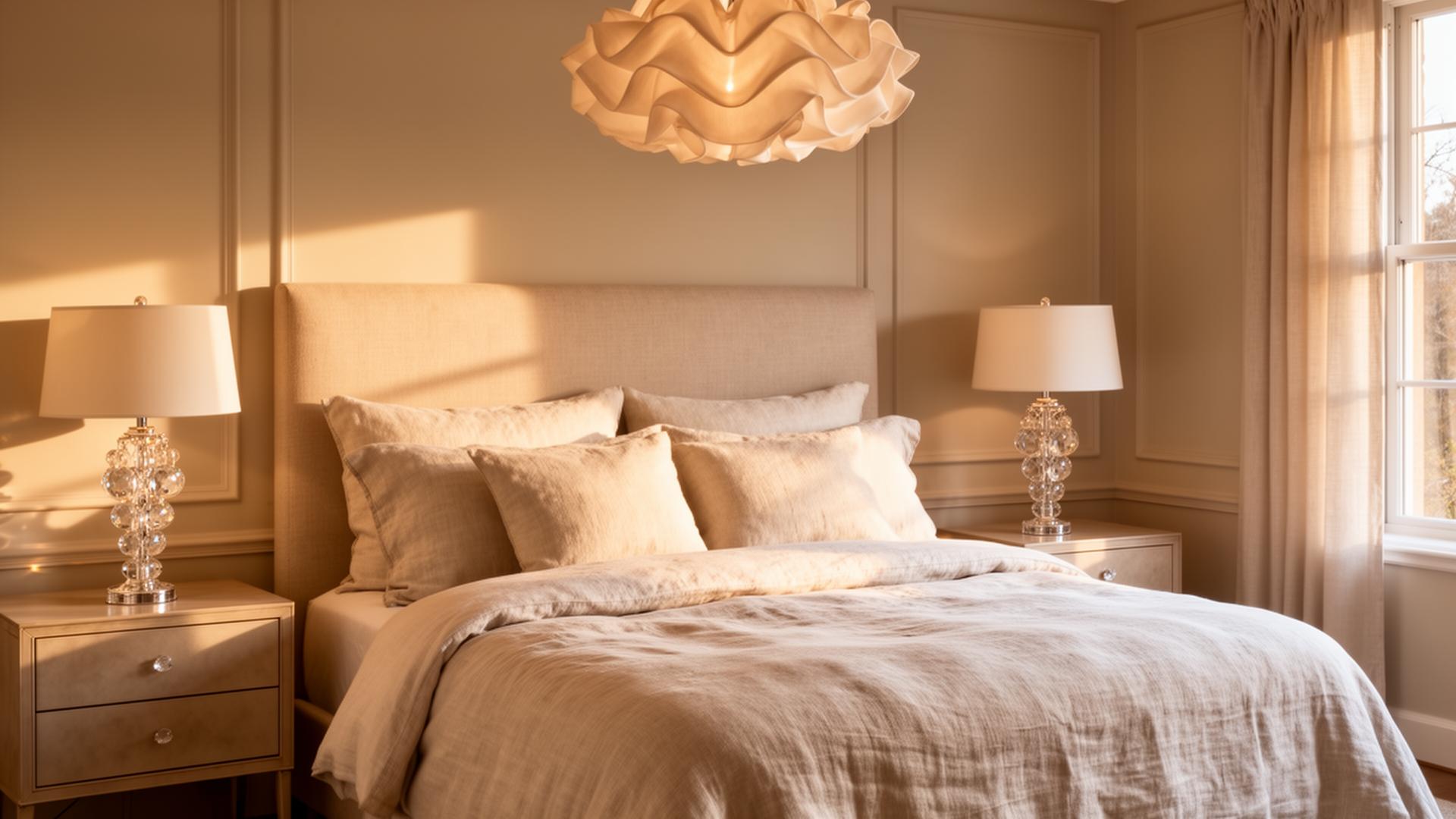 Bedside light, beautifully resolved.